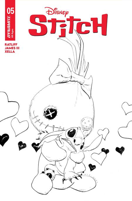 Stitch #5 E 1:10 Jae Lee Line Art Variant (01/21/2026) Dynamite - Golden Apple Comics