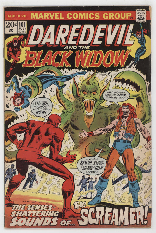 Daredevil 101 Marvel 1973 VG FN Rich Buckler Steve Gerber Black Widow