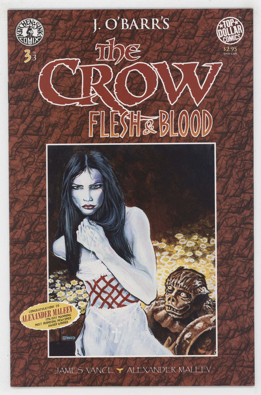 Crow Flesh And Blood 3 Kitchen Sink 1996 NM James O'Barr Alex Maleev