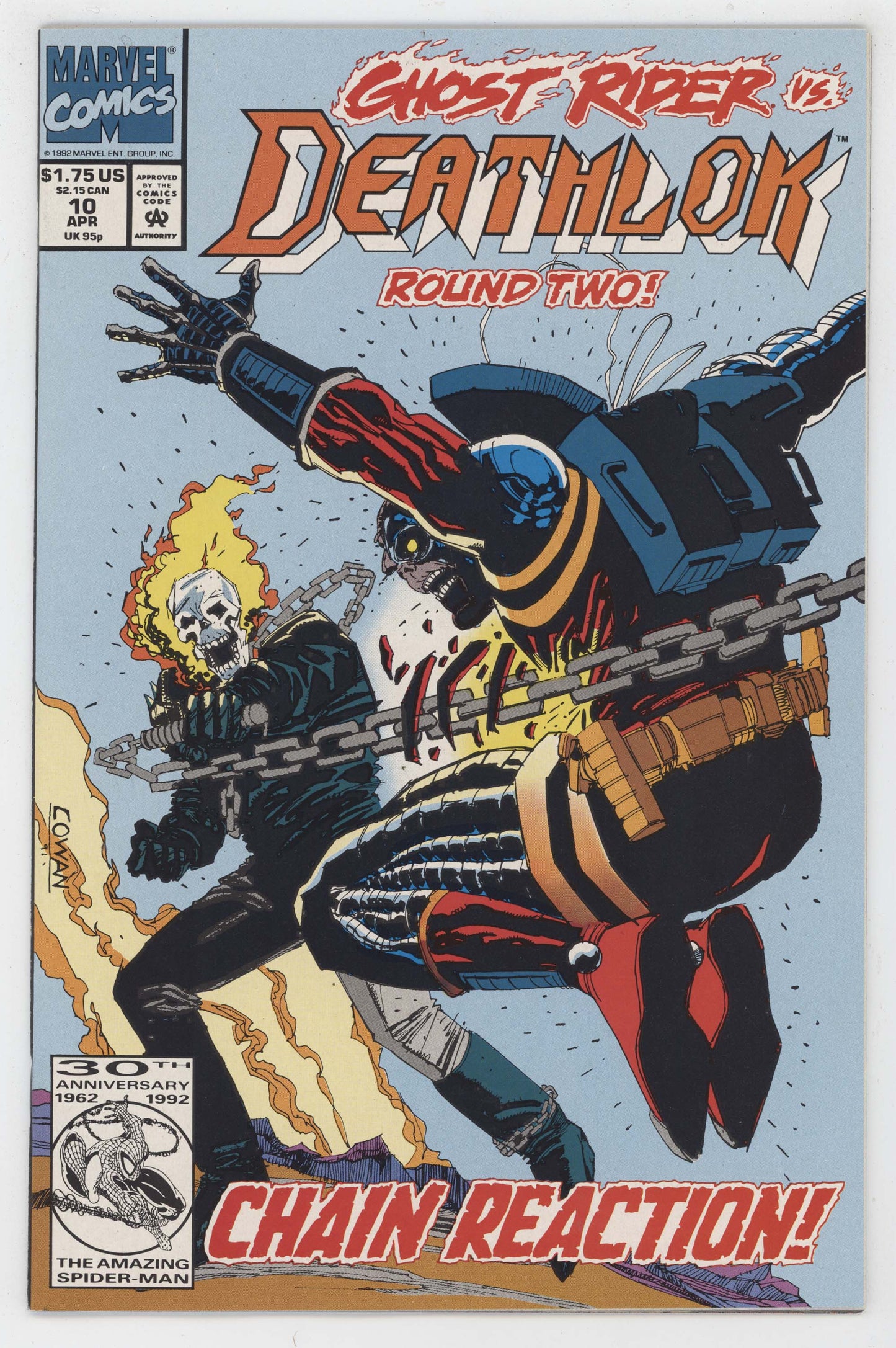 Deathlok 10 Marvel 1992 NM+ 9.6 Denys Cowan