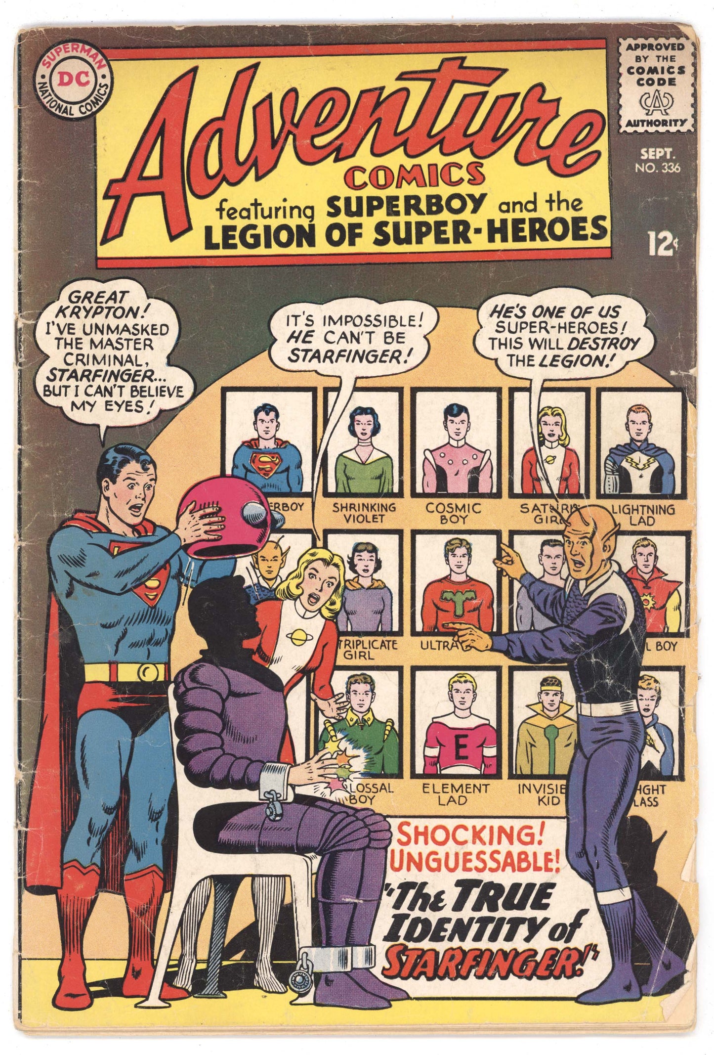 Adventure Comics 336 DC 1965 GD VG Curt Swan Legion Of Super-Heroes