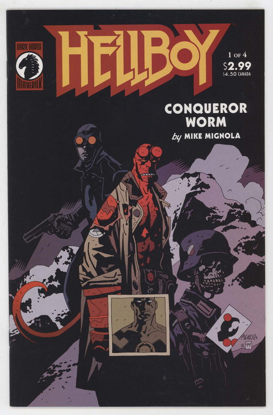 Hellboy Conqueror Worm 1 Dark Horse 2001 NM Mike Mignola