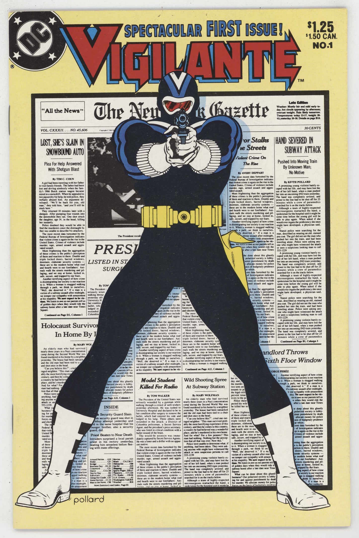 Vigilante 1 DC 1983 VF Keith Pollard Marv Wolfman
