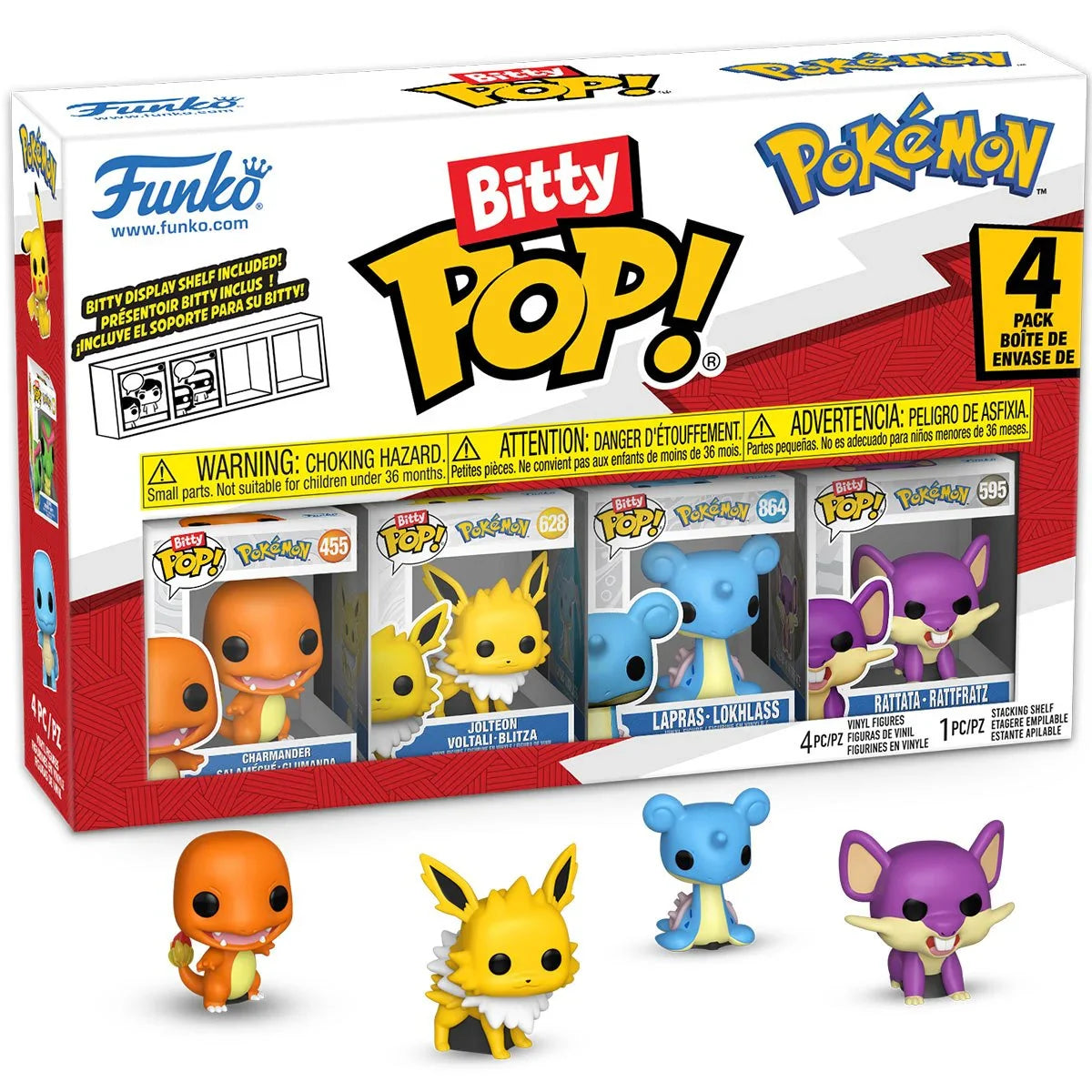 Pokemon Charmander Funko Bitty Pop! Mini-Figure 4-Pack