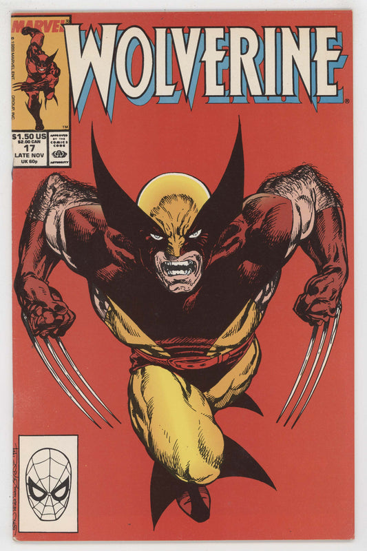 Wolverine 17 Marvel 1989 VF John Byrne Archie Goodwin Daredevil