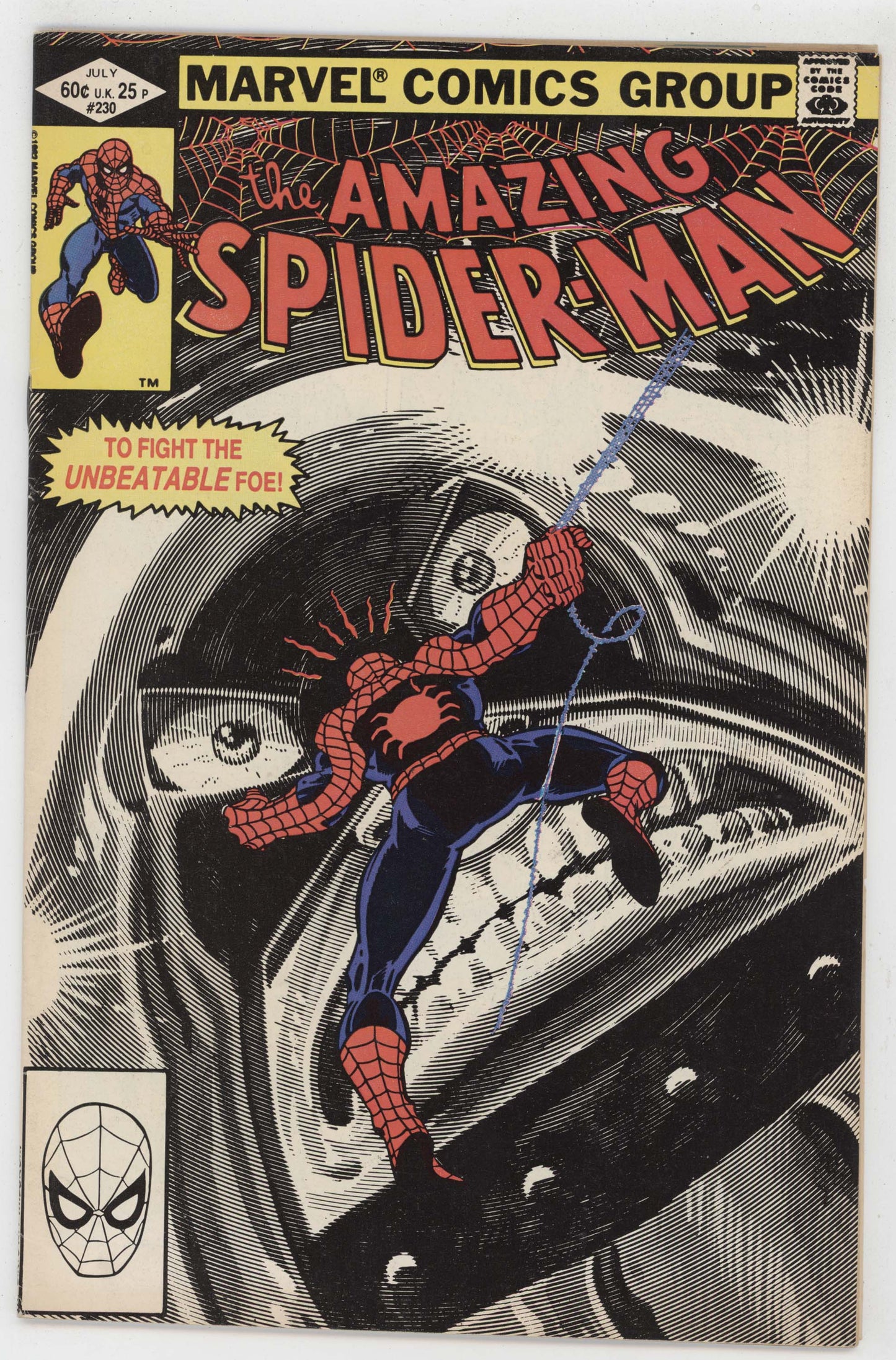 Amazing Spider-Man 230 Marvel 1982 VF Juggernaut Madame Web John Romita