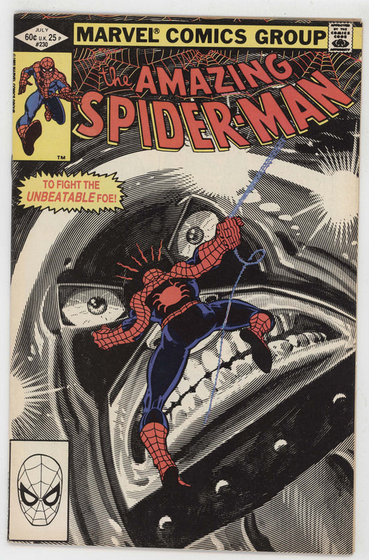 Amazing Spider-Man 230 Marvel 1982 VF Juggernaut Madame Web John Romita