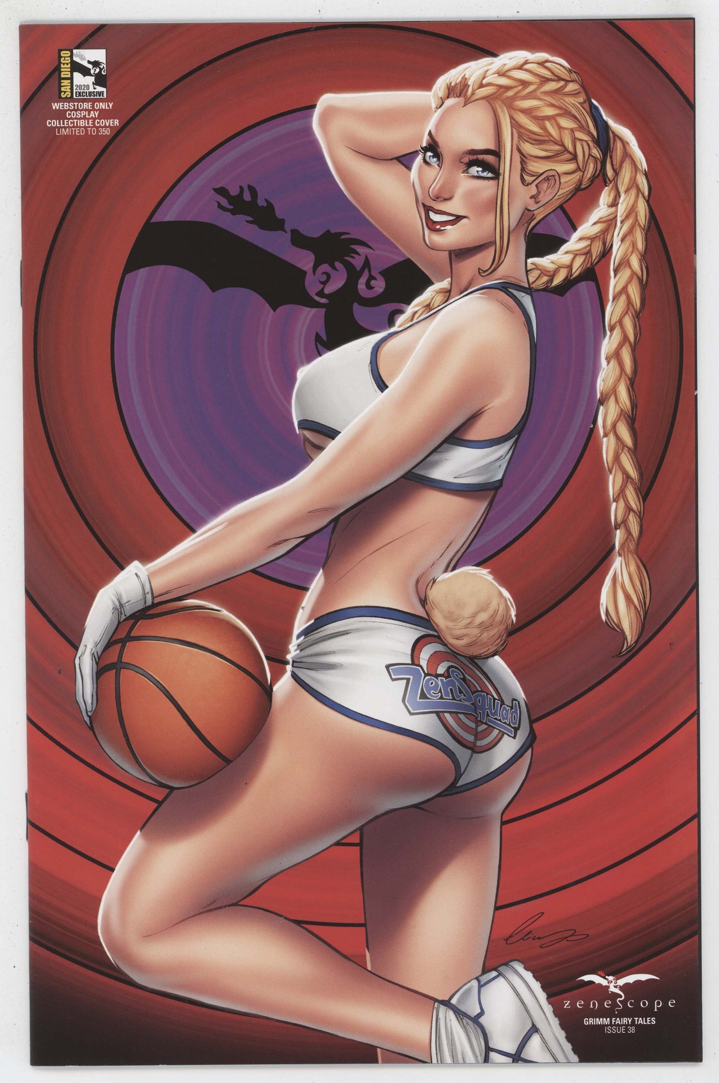 Grimm Fairy Tales 38 Zenescope 2020 NM Elias Chatzoudis Space Jam Cosplay GGA