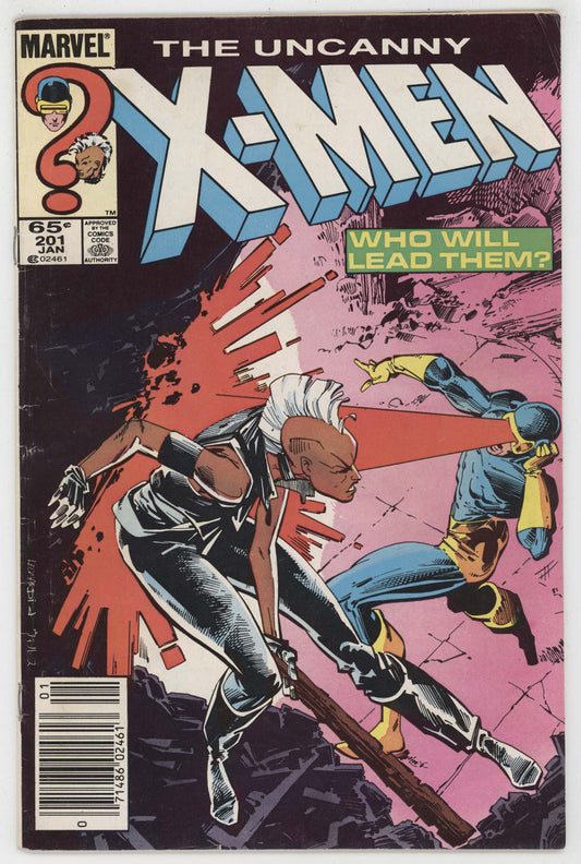 Uncanny X-Men 201 Marvel 1986 VG FN 1st Cable Baby Nathan Summers Newsstand