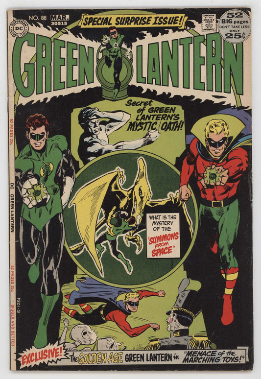 Green Lantern 88 DC 1972 FN Neal Adams John Broome Golden Age