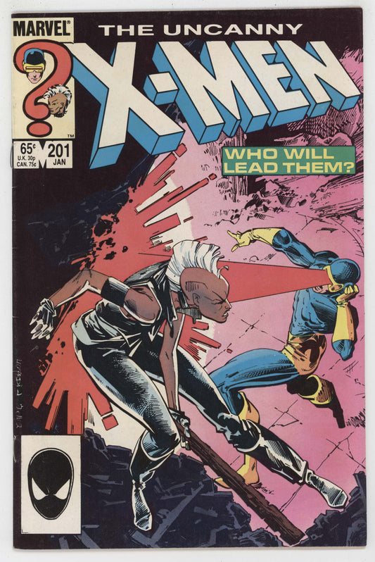 Uncanny X-Men 201 Marvel 1986 VF 1st Cable Baby Nathan Summers