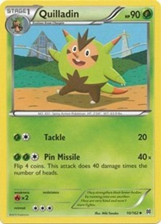 Quilladin 010/162 - XY  BREAKthrough Reverse Holofoil