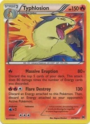 Typhlosion 020/162 - XY  BREAKthrough Holofoil