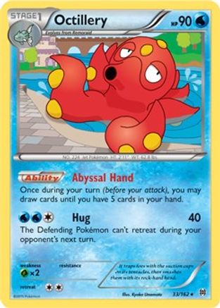 Octillery 033/162 - XY  BREAKthrough Holofoil