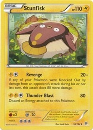 Stunfisk 056/162 - XY  BREAKthrough Reverse Holofoil