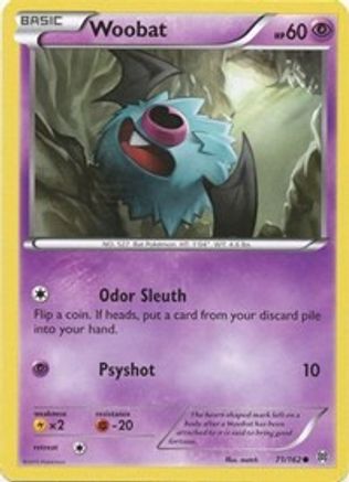 Woobat 071/162 - XY  BREAKthrough Reverse Holofoil