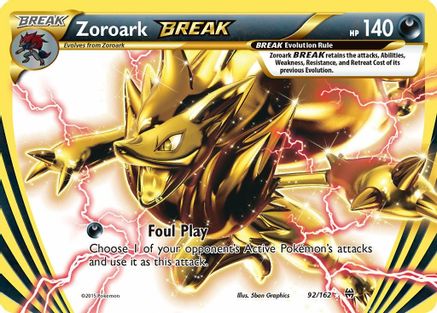 Zoroark BREAK 092/162 - XY  BREAKthrough Holofoil
