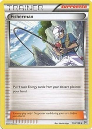 Fisherman 136/162 - XY  BREAKthrough Reverse Holofoil
