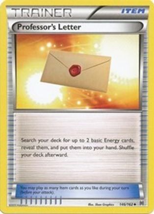 Professor's Letter 146/162 - XY  BREAKthrough