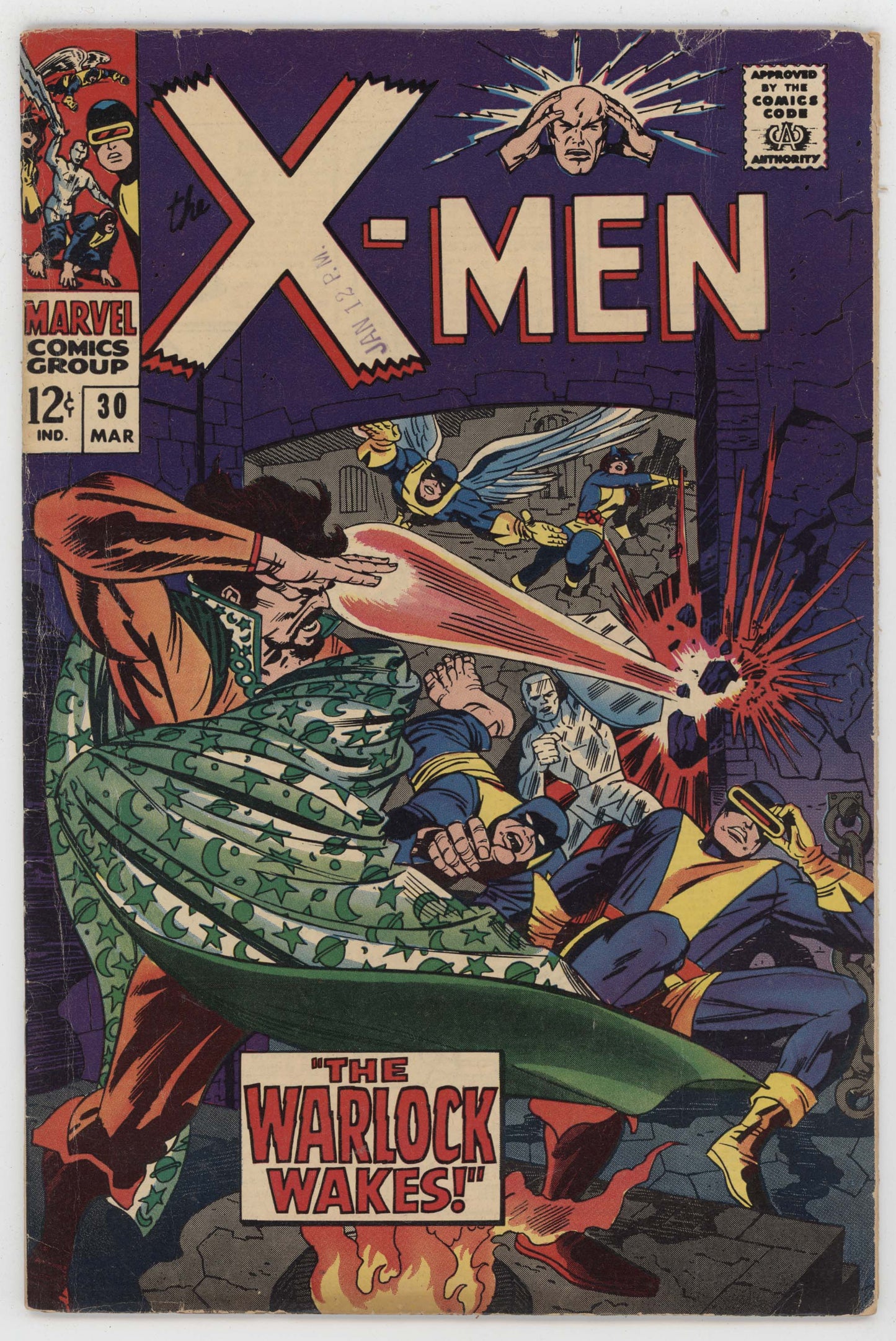 Uncanny X-Men 30 Marvel 1967 VG FN Warlock Jack Kirby