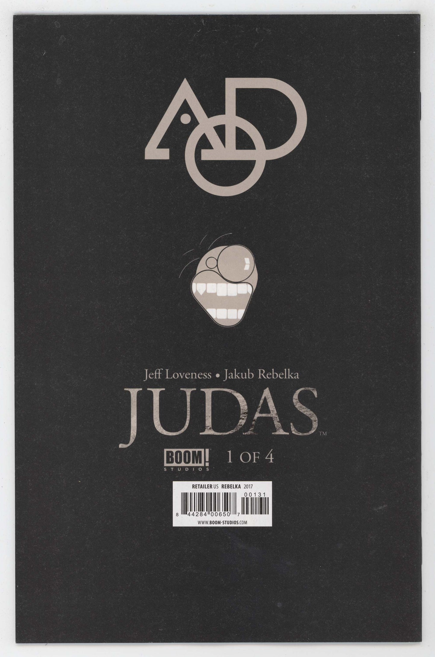 Judas #1 Boom 2017 Rebelka Variant