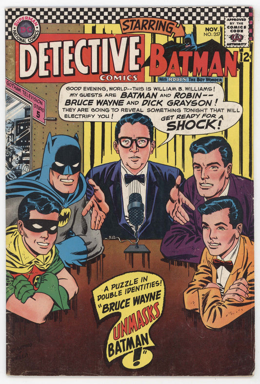 Batman Detective Comics 357 DC 1966 VG Carmine Infantino Robin Elongated Man