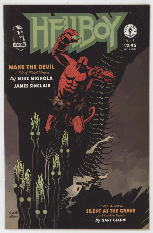 Hellboy Wake The Devil 4 Dark Horse 1996 NM- 9.2 Mike Mignola