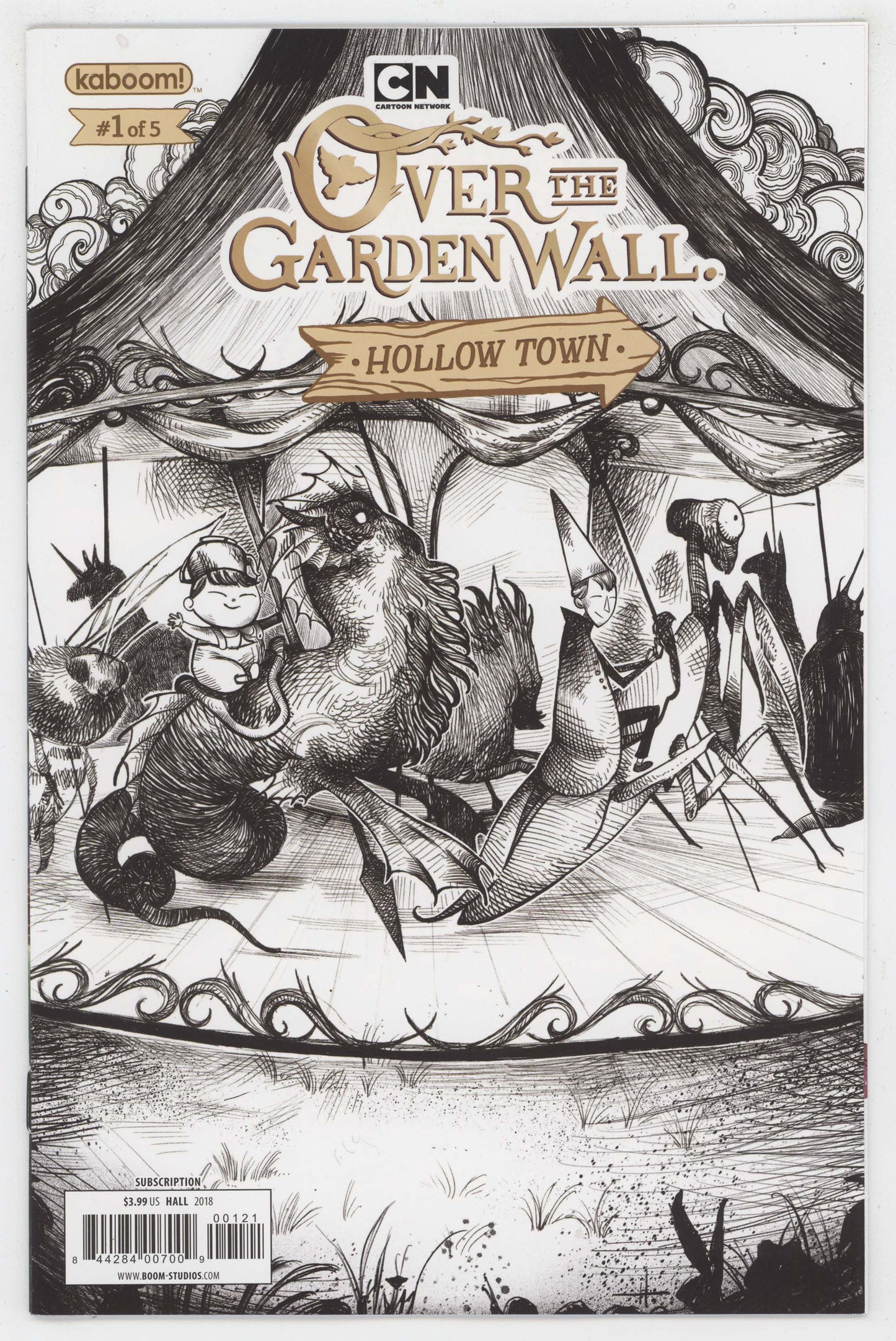 Over the Garden Wall Hollow Town #1 Boom 2018 Subscription Variant