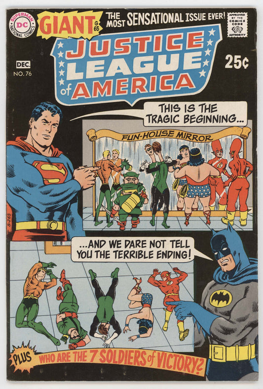Justice League Of America 76 DC 1969 FN VF Superman Batman Flash Wonder Woman