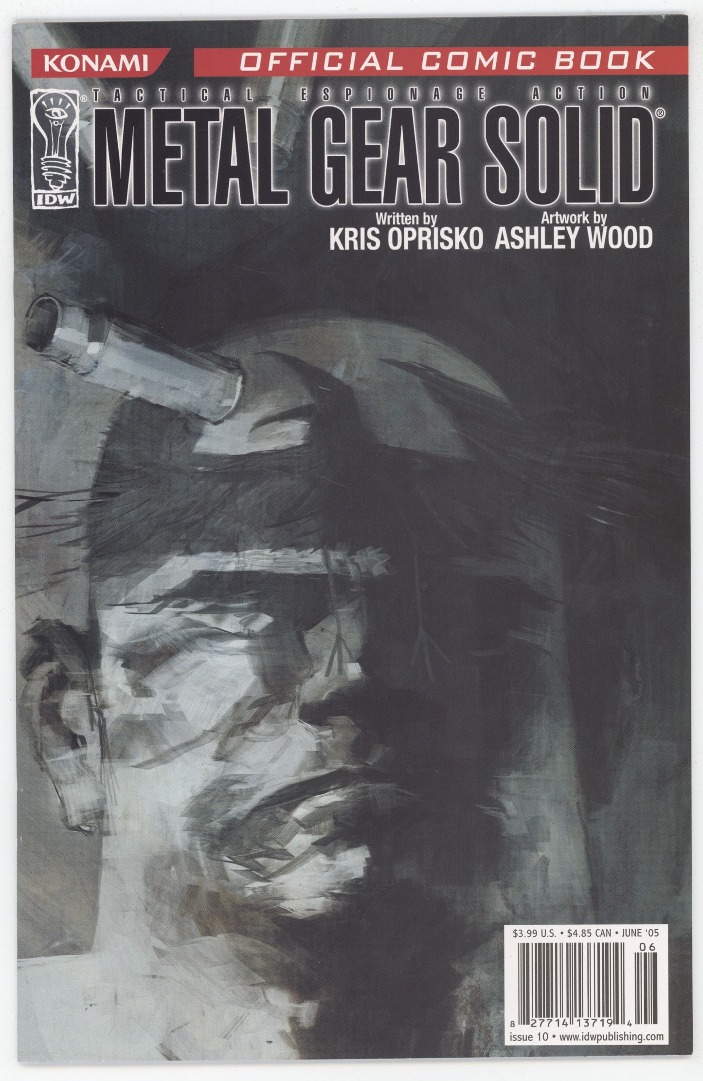 metal gear solid comic Metal Gear Solid 10 IDW 2004 NM Ashley Wood Playstation Video Game