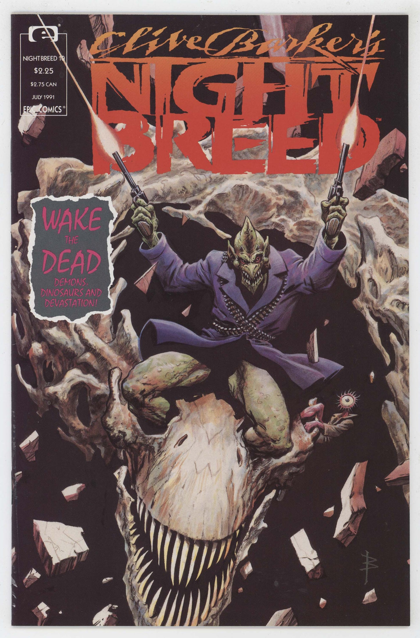 Nightbreed 10 Marvel Epic 1991 NM- 9.2 Clive Barker Horror Movie