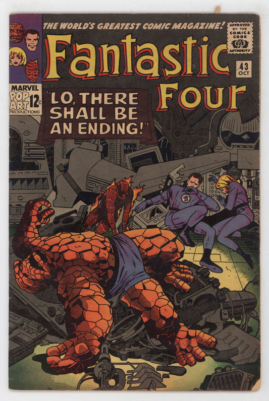 Fantastic Four 43 Marvel 1965 VG Frightful Four Doctor Doom Stan Lee