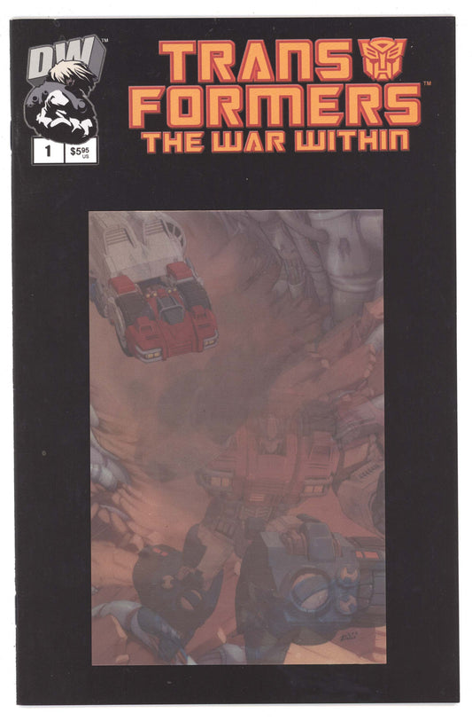 Transformers War Within 1 B Dreamwave 2002 NM Lenticular Optimus Prime Variant