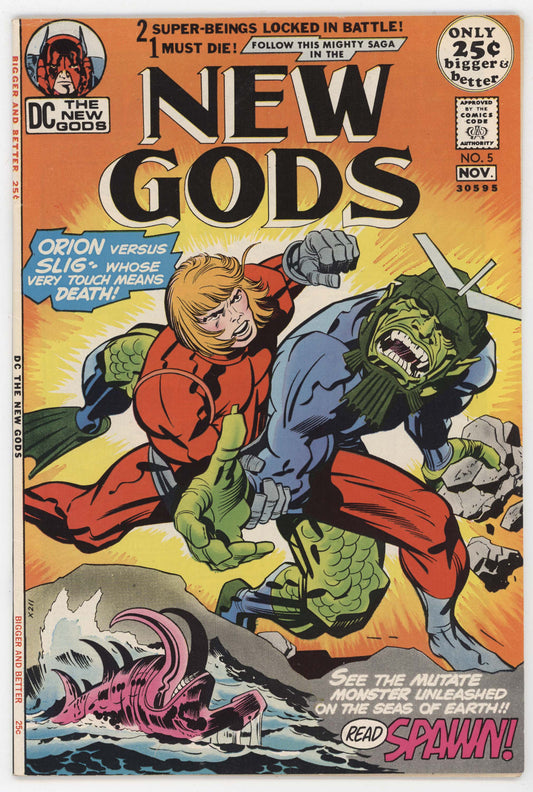 New Gods 5 DC 1971 VF Jack Kirby Fourth World