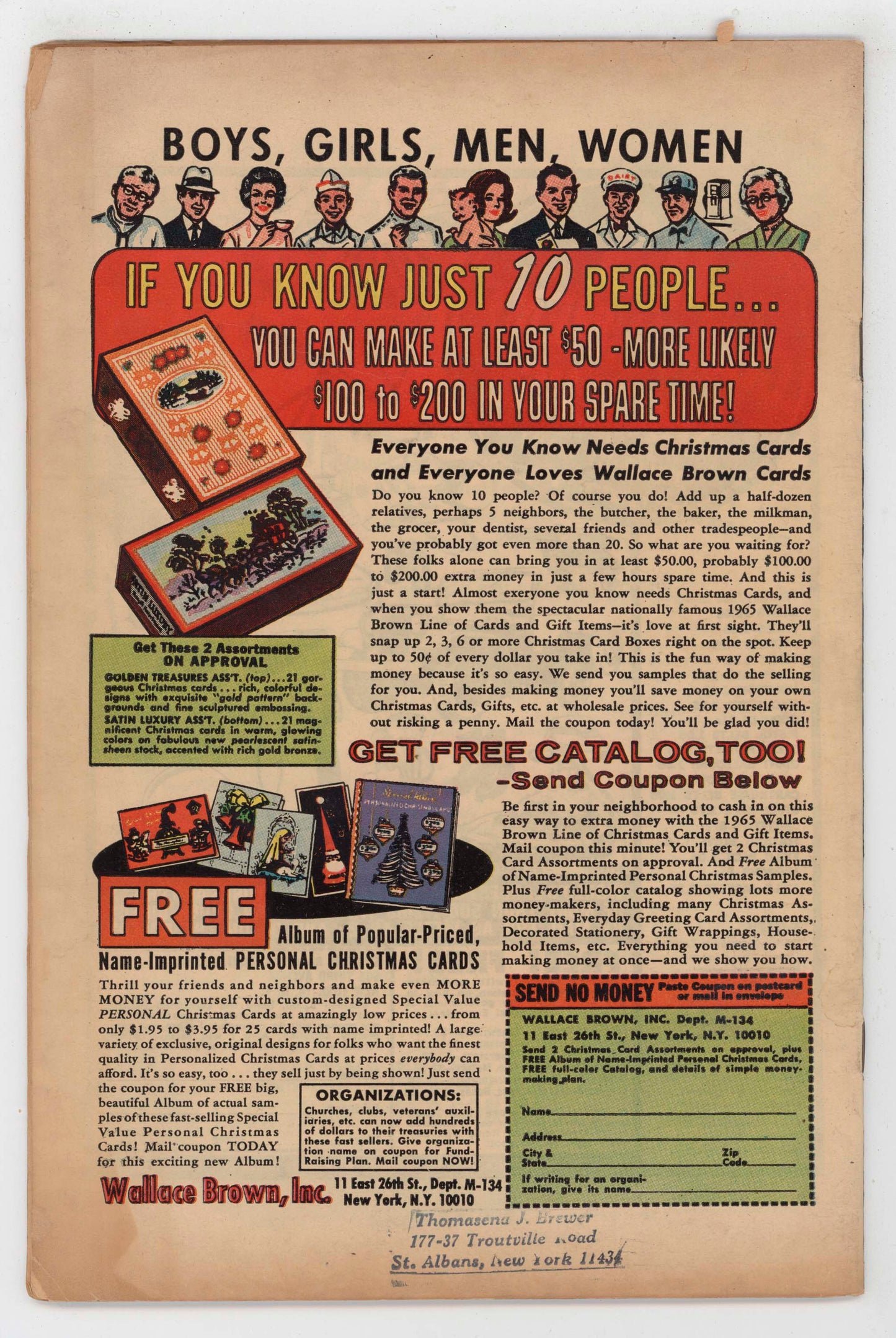 Fantastic Four 43 Marvel 1965 VG Frightful Four Doctor Doom Stan Lee