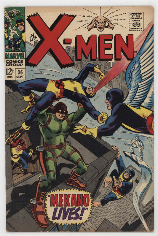 Uncanny X-Men 36 Marvel 1967 VG Ross Andru Roy Thomas