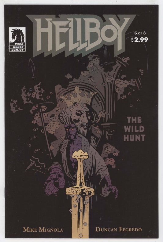 Hellboy Wild Hunt 6 Dark Horse 2009 NM Mike Mignola