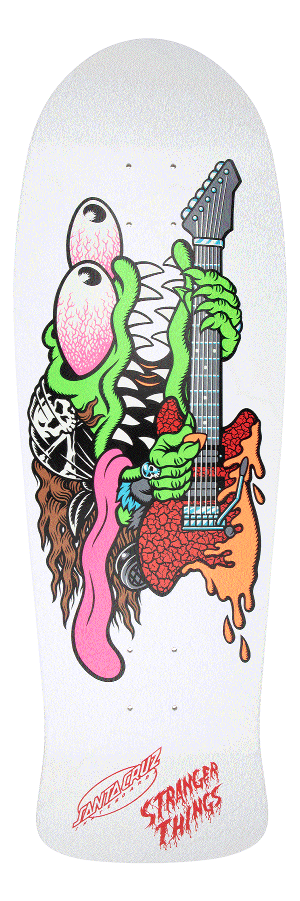 SANTA CRUZ x STRANGER THINGS SLASHER EDDIE REVEAL 10.1" COMPLETE SKATEBOARD