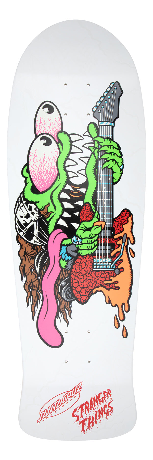 SANTA CRUZ x STRANGER THINGS SLASHER EDDIE REVEAL 10.1" COMPLETE SKATEBOARD