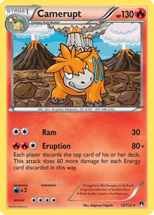 Camerupt 013/122 - XY  BREAKpoint