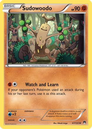 Sudowoodo 067/122 - XY  BREAKpoint