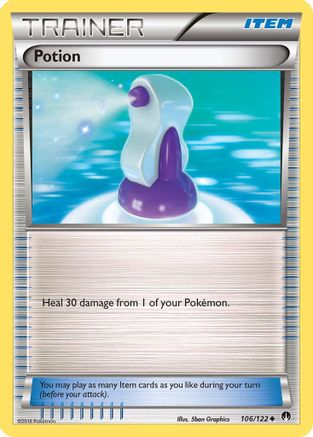 Potion 106/122 - XY  BREAKpoint Reverse Holofoil