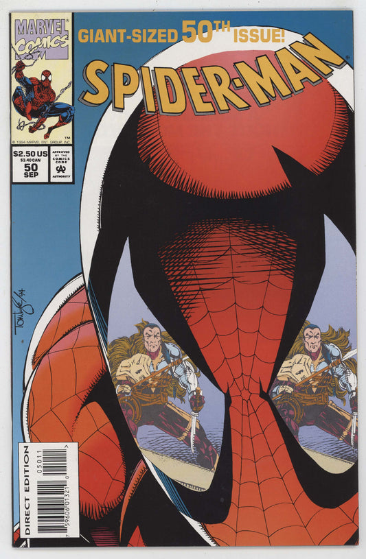 Spider-Man 50 Marvel 1994 NM- 9.2 Tom Lyle Non Holo Grim Hunter