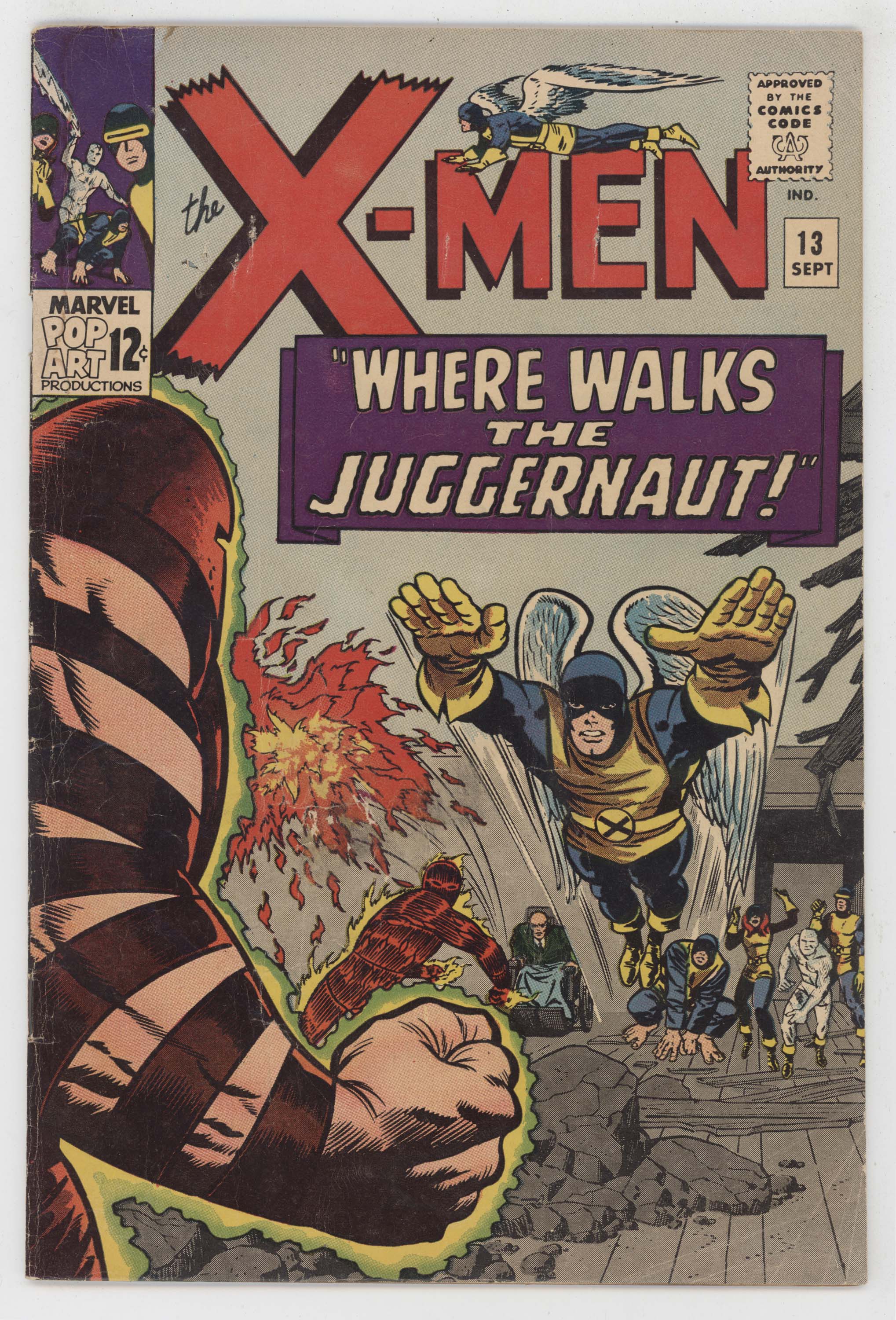 Uncanny X-Men 13 Marvel 1965 GD VG Juggernaut Jack Kirby Stan Lee
