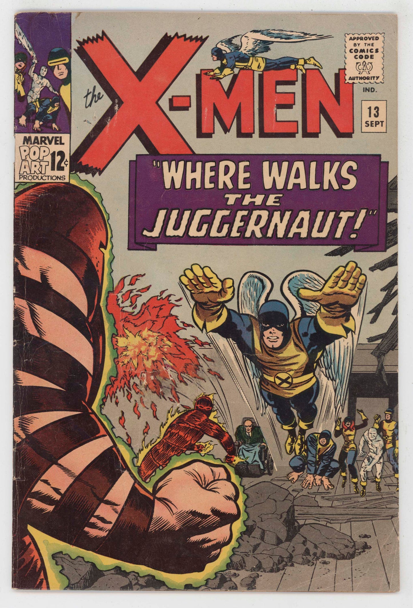 Uncanny X-Men 13 Marvel 1965 GD VG Juggernaut Jack Kirby Stan Lee