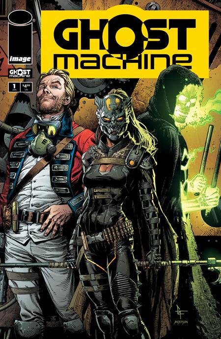 Ghost Machine (One Shot) B Gary Frank Foil Variant SIGNED Geoff Johns (01/24/2024) Image