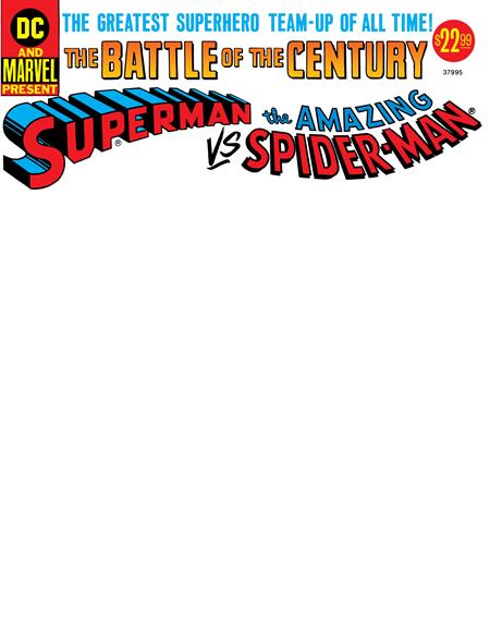 50Th Anniversary Treasury Edition Superman Vs The Amazing Spider-Man #1 Facsimile Edition D Blank (01/07/2026) Dc