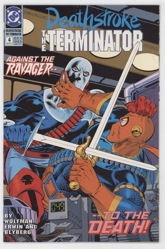 Deathstroke the Terminator 4 DC 1991 NM Mike Zeck