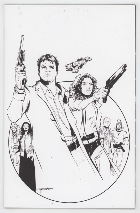 Firefly #1 1:50 BOOM 2018 B&W Garbett Variant