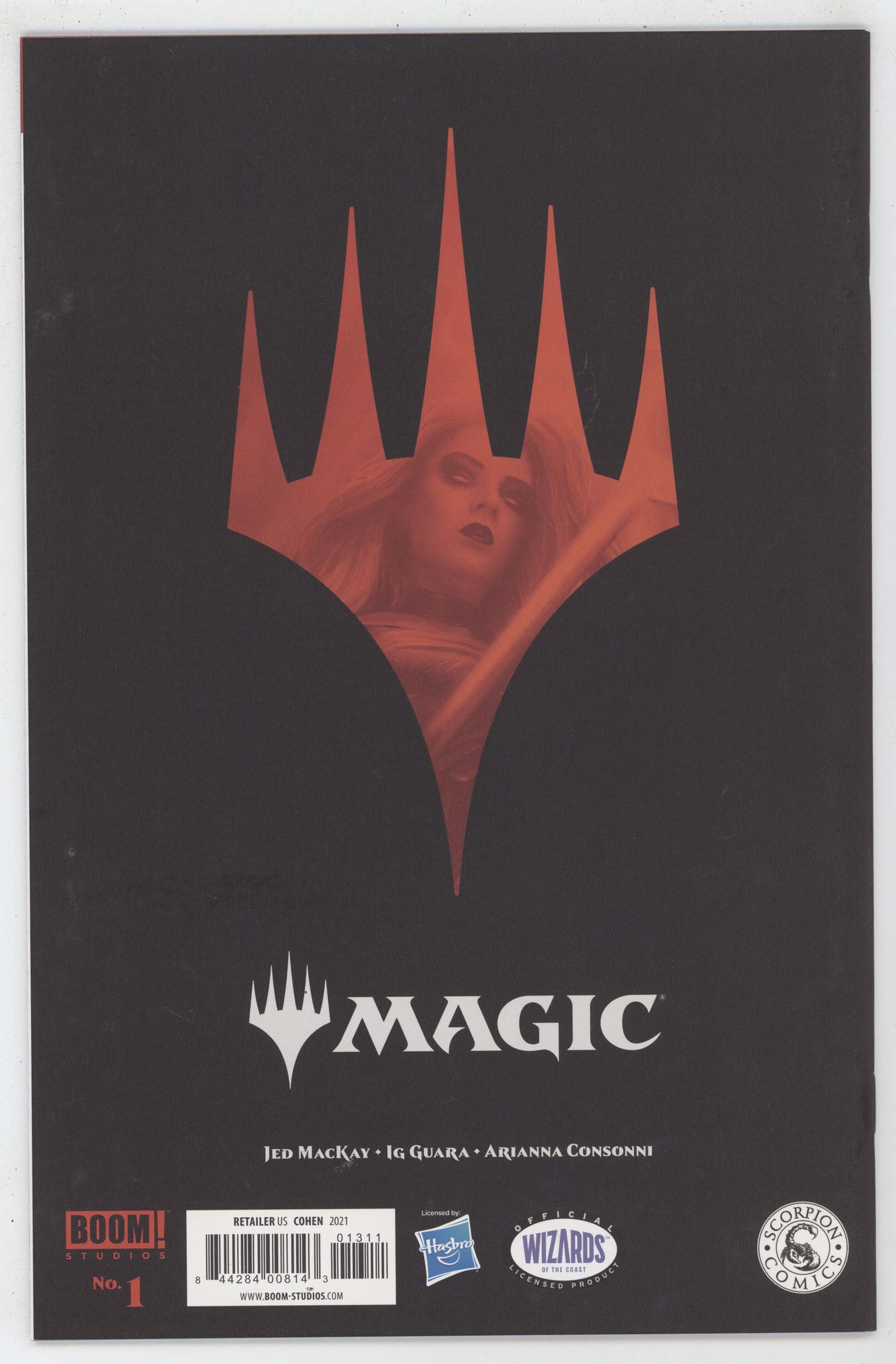 Magic The Gathering MTG 1 Boom 2021 NM Carla Cohen Virgin Scorpion Variant